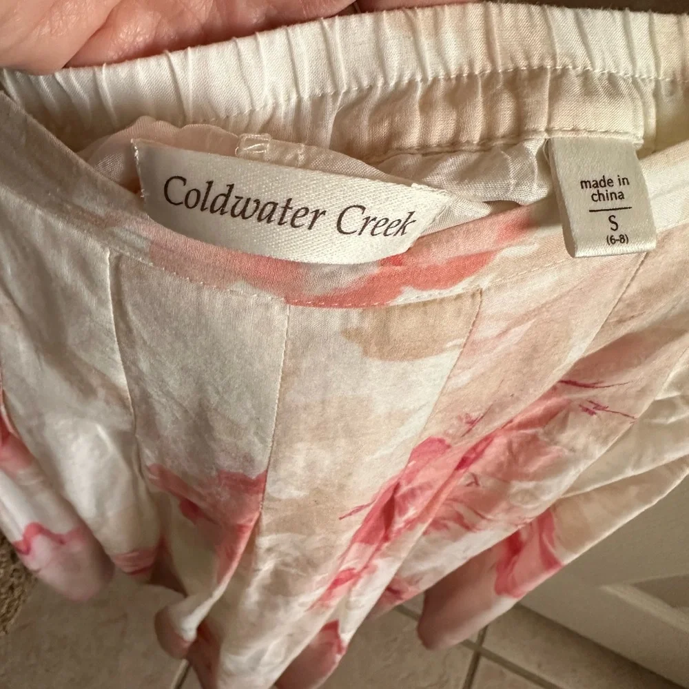 Coldwater Creek lined midi skirt, size S, 25.5” long - Picture 4 of 6